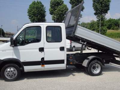 Iveco Daily 35C12 doppia cabina 7 posti Ribaltabile Bianco usata San Zenone degli Ezzelini