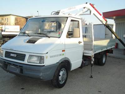 Iveco Daily 35.10 Cassone con Gru Idraulica Bianco usata San Zenone degli Ezzelini