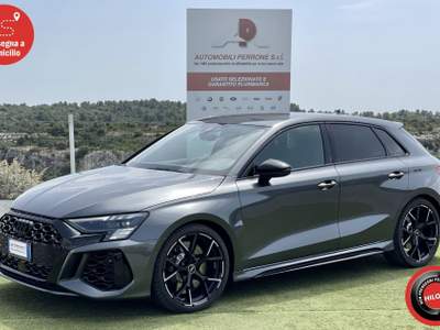 Audi RS 3 SPB TFSI 400cv S-Tronic Quattro MY22 Grigio usata Castellaneta