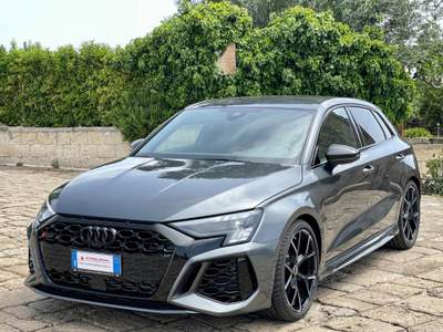 Audi RS 3 SPB TFSI 400cv S-Tronic Quattro MY22 Grigio usata Castellaneta
