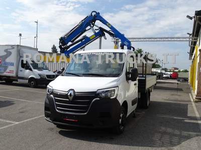 Renault Master 145CV CASSONE FISSO E GRU+ RADIOCOMANDO ORDINABILE Bianco usata Roma