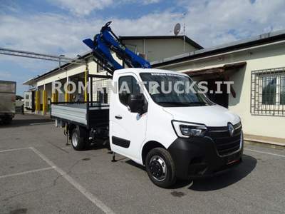 Renault Master 145CV CASSONE FISSO E GRU+ RADIOCOMANDO ORDINABILE Bianco usata Roma