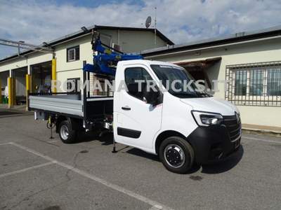 Renault Master 145CV CASSONE FISSO E GRU+ RADIOCOMANDO ORDINABILE Bianco usata Roma