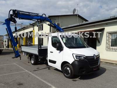 Renault Master 145CV CASSONE FISSO E GRU+ RADIOCOMANDO ORDINABILE Bianco usata Roma Renault Master 145CV CASSONE FISSO E GRU+ RADIOCOMANDO ORDINABILE Bianco usata Roma