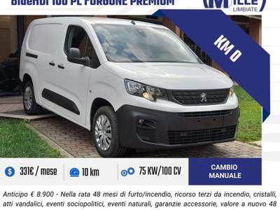Peugeot Partner BlueHDi 100 PL Furgone Premium Bianco usata Limbiate