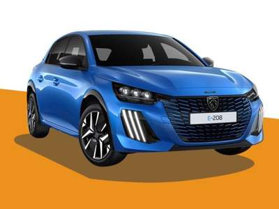 Peugeot 208 e-208 Elettrica 100 kW GT Blu/Azzurro usata Gubbio