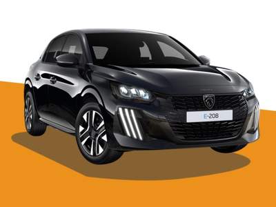 Peugeot 208 Elettrica 100 kW_ ALLURE Nero usata Gubbio
