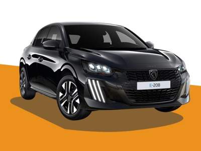 Peugeot 208 Elettrica 100 kW_ ALLURE Nero usata Gubbio