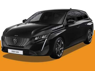Peugeot 308 SW 1.2 Hybrid 145 e-DCS6 ALLURE Nero usata Gubbio