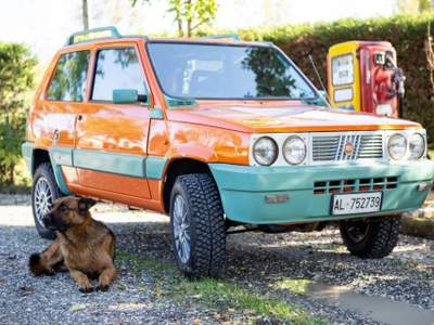 Fiat Panda 4 x 4 leggi 4 ruote, ruoteclassiche cgamotors.it Arancione usata VOGHERA