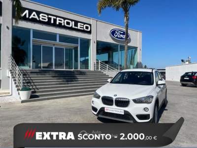 BMW X1 sDrive18d Advantage Automatica Bianco usata Lucugnano
