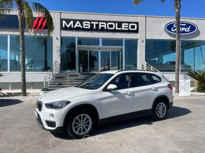 BMW X1 sDrive18d Advantage Automatica Bianco usata Lucugnano