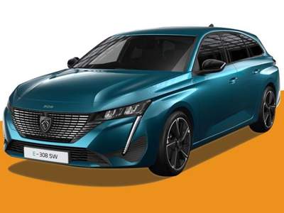 Peugeot 308 motore elettrico (54kWh) 156 CV SW Allure Verde usata Gubbio