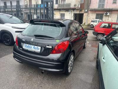 Peugeot 207 1.6 THP 150CV 3p. Féline TETTO PANORAMA Nero usata Castellammare di Stabia