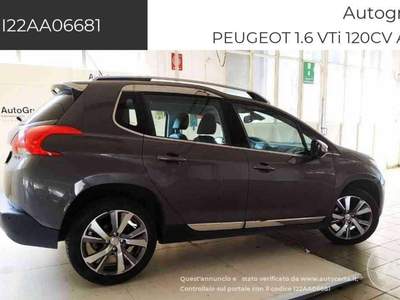 Peugeot 2008 1.6 VTi 120CV Allure Grigio usata Torino