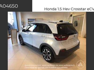Honda Jazz 1.5 Hev Crosstar eCVT Executive Bianco usata Torino