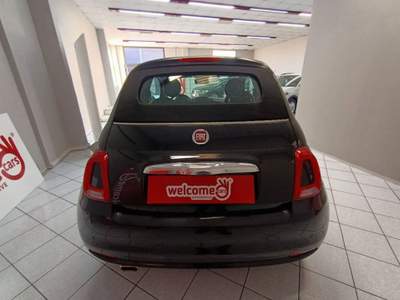Fiat 500 1.2 lounge Cabrio Nero usata Sassari