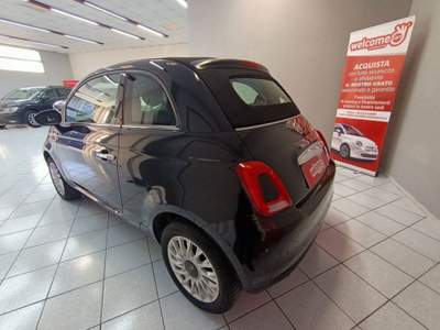 Fiat 500 1.2 lounge Cabrio Nero usata Sassari