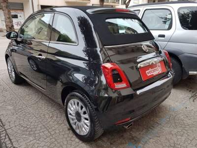 Fiat 500 1.2 lounge Cabrio Nero usata Sassari