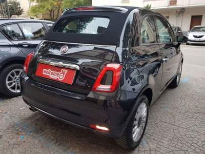 Fiat 500 1.2 lounge Cabrio Nero usata Sassari