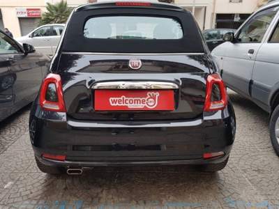 Fiat 500 1.2 lounge Cabrio Nero usata Sassari