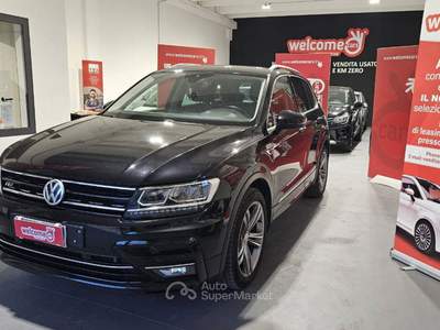 Volkswagen Tiguan 2.0 tdi Advanced R-Line Exterior Pack 150cv dsg Nero usata Sassari