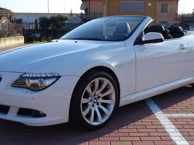 BMW Serie 6 635d d cat Cabrio Bianco usata Colognola ai Colli