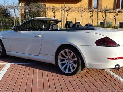BMW Serie 6 635d d cat Cabrio Bianco usata Colognola ai Colli
