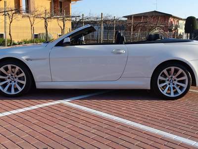 BMW Serie 6 635d d cat Cabrio Bianco usata Colognola ai Colli