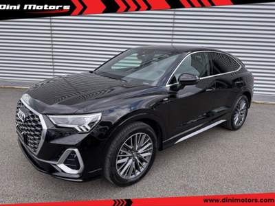 Audi Q3 SPB 35 TFSI S tronic S line Sline Sportback s-line Nero usata Sant'Angelo in vado