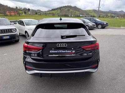 Audi Q3 SPB 35 TFSI S tronic S line Sline Sportback s-line Nero usata Sant'Angelo in vado