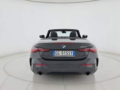 BMW Serie 4 420d 420d 48V Cabrio Msport Nero usata Reggio nell'Emilia