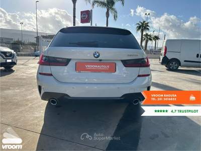 BMW Serie 3 320d 320d 48V Touring Msport Bianco usata Comiso