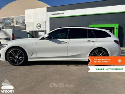 BMW Serie 3 320d 320d 48V Touring Msport Bianco usata Comiso