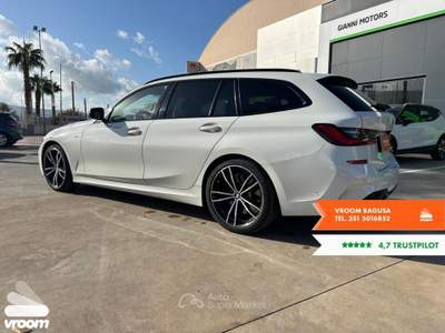 BMW Serie 3 320d 320d 48V Touring Msport Bianco usata Comiso