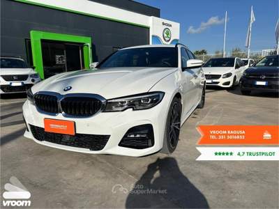 BMW Serie 3 320d 320d 48V Touring Msport Bianco usata Comiso