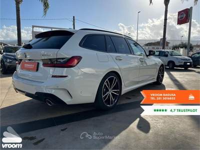 BMW Serie 3 320d 320d 48V Touring Msport Bianco usata Comiso