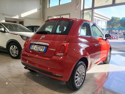 Fiat 500 1.0 hybrid Lounge 70cv Rosso usata Rovereto