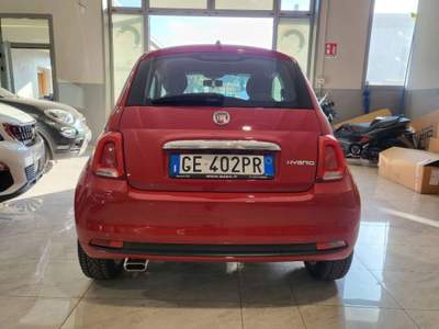 Fiat 500 1.0 hybrid Lounge 70cv Rosso usata Rovereto