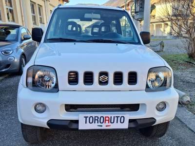 Suzuki Jimny 1.3i 16V cat 4WD JLX NEOPATENTATO Bianco usata Varallo