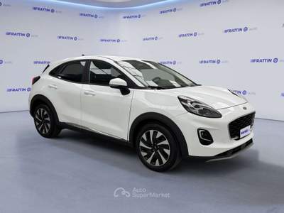 Ford Puma Puma 1.0 Ecoboost Hybrid 125 Cv S&amp;S Titanium Bianco usata Cassola