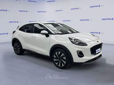 Ford Puma Puma 1.0 Ecoboost Hybrid 125 Cv S&amp;S Aut. Titanium Bianco usata Cassola