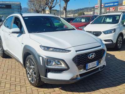 Hyundai Kona HEV 1.6 DCT XPrime Bianco usata Savona