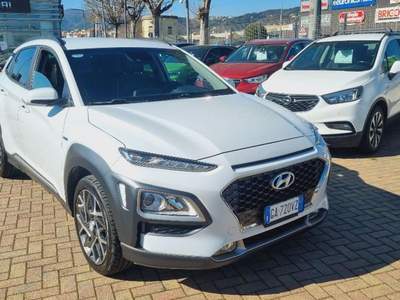 Hyundai Kona HEV 1.6 DCT XPrime Bianco usata Savona