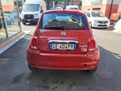 Fiat 500 1.0 hybrid Lounge 70cv Rosso usata Rovereto