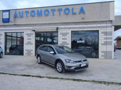 Volkswagen Golf Alltrack 2.0 TDI 4MOTION Executive 4 Free BMT Argento usata TROIA