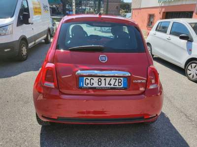 Fiat 500 1.0 hybrid Cult 70cv Rosso usata Rovereto