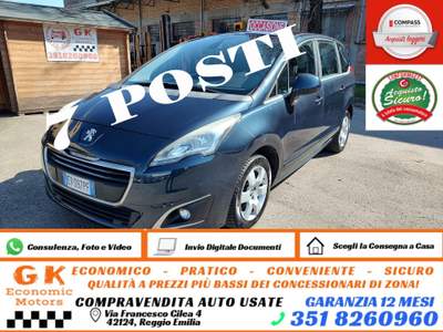 Peugeot 5008 7 POSTI, GARANZIA L.12 MESI Blu/Azzurro usata Reggio nell'Emilia