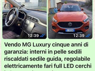 MG ZS luxury Arancione usata Borgo Val di Taro