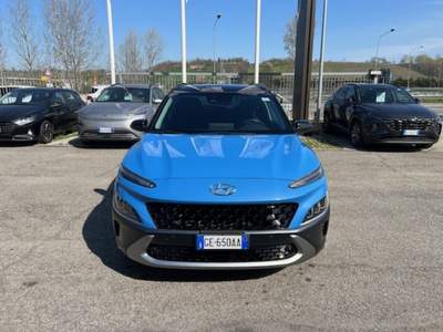 Hyundai Kona 1.0 T-GDI Hybrid 48V iMT XLine Blu/Azzurro usata Alba